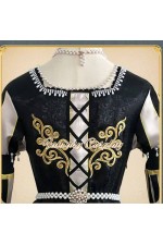 Identity V Journalist Alice DeRoss Eternity Black Dress Gothic Cosplay Costume